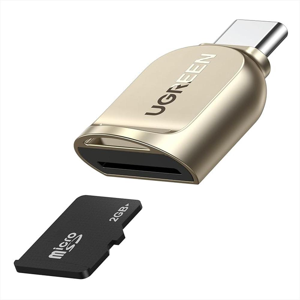 Lector Tarjeta Micro Sd Ugreen Usb C Adaptador Aleacion Zinc Samsung Mac Ipad Pro Iphone 15 img #1