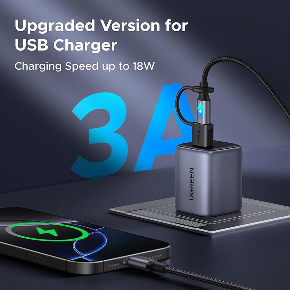Adaptador Ugreen Usb C A Usb 3 Pack Tipo C Hembra A A Macho Compatible Iphone Samsung img #2