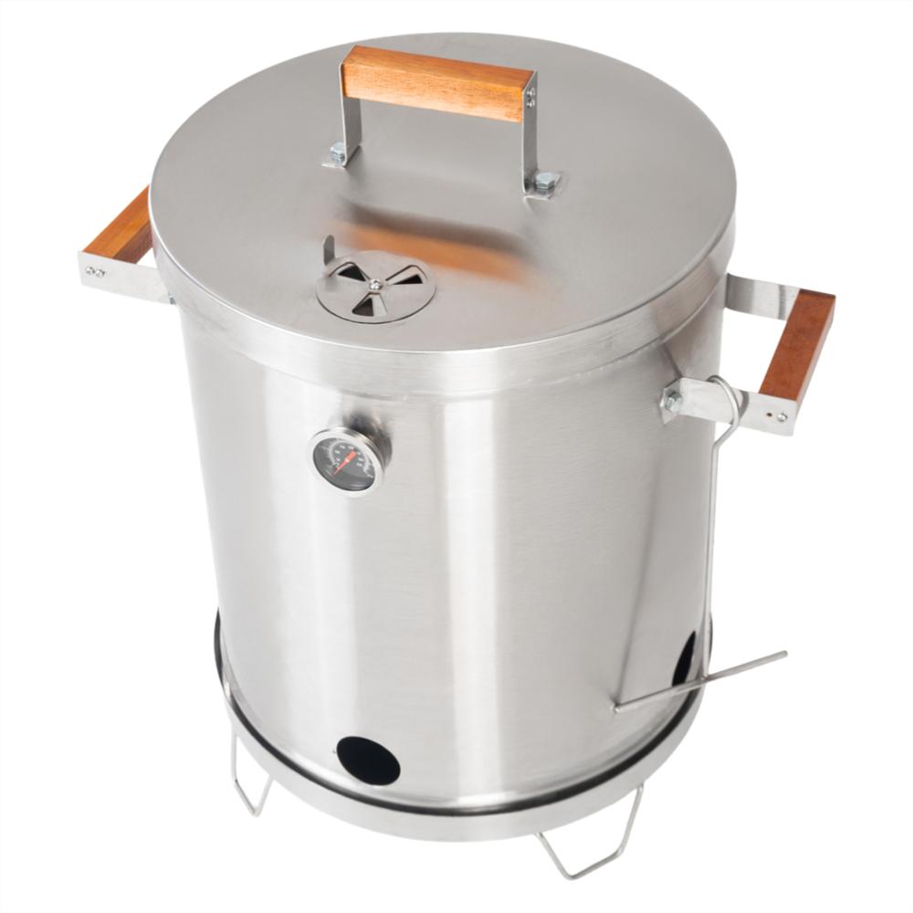 Asador De Barril Mediano Acero Inoxidable 15 Libras img #4