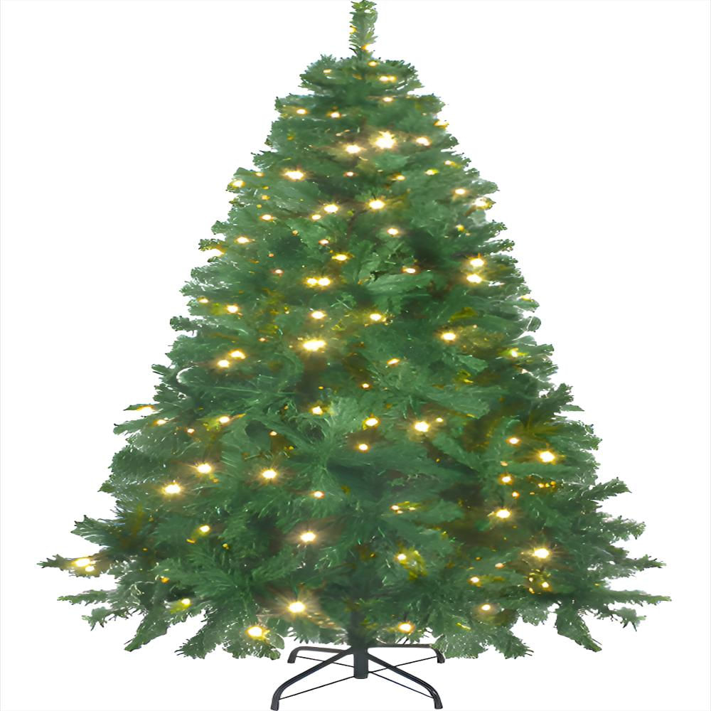 Arbol De Navidad 1.90M Con Luces Led Frondoso 736 Ramas img #1
