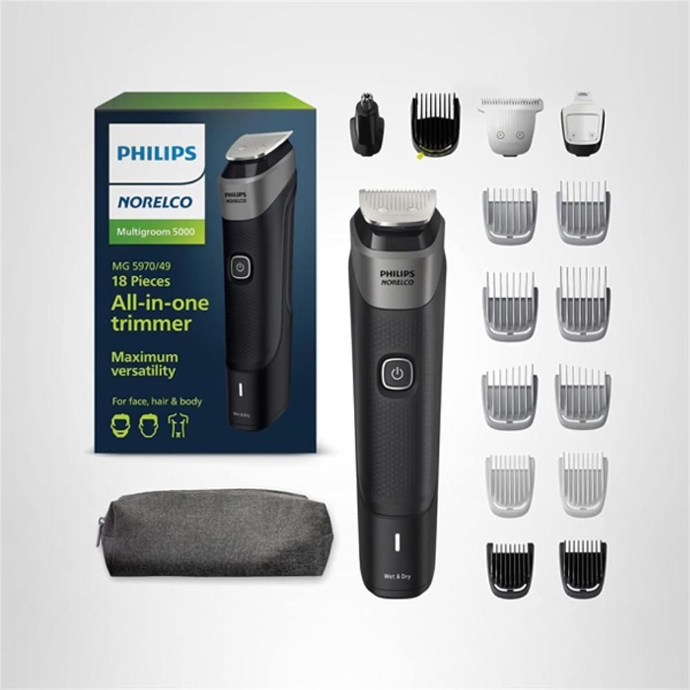 Afeitadora Philips Norelco Multigroom Serie 5000 Kit 18 En 1 img #2