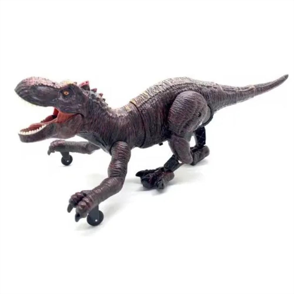 Dinosaurio T Rex Rc Recargable Humo Luces Y Sonido img #3