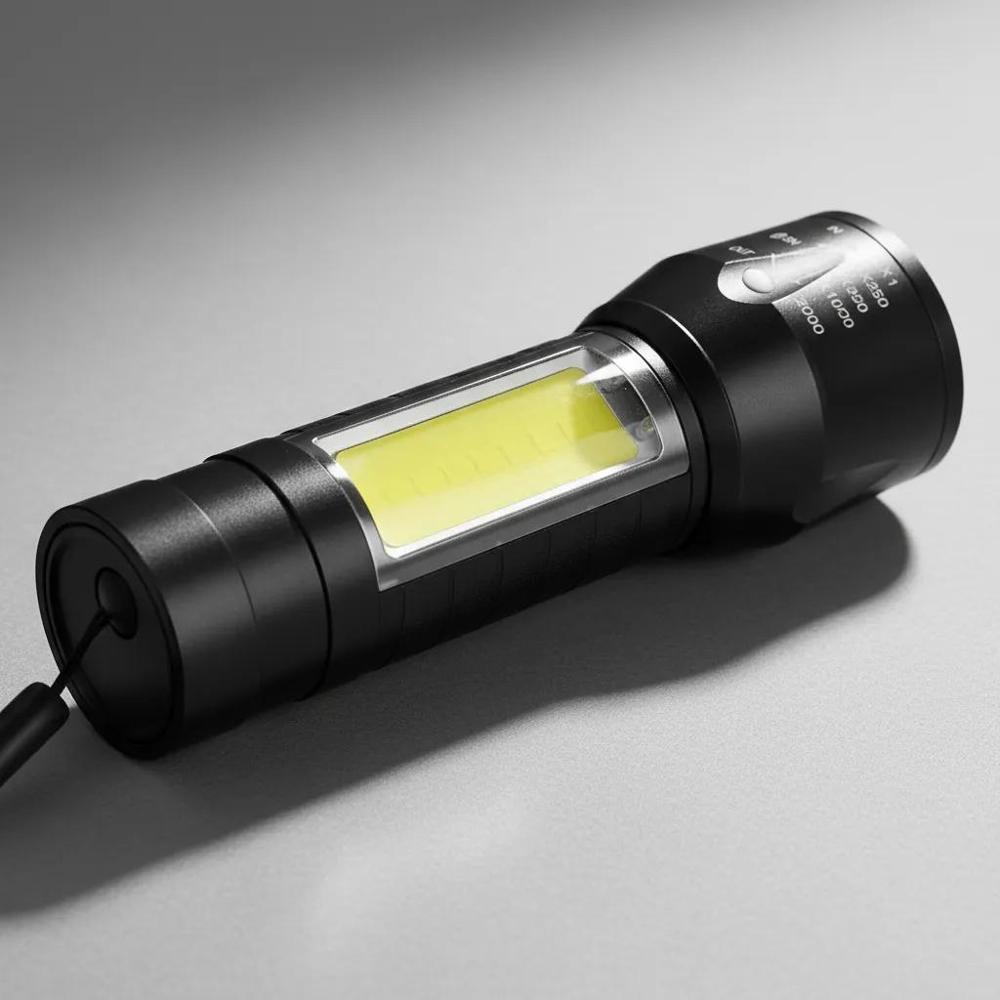 Linterna Táctica Recargable De Larga Distancia Led img #1