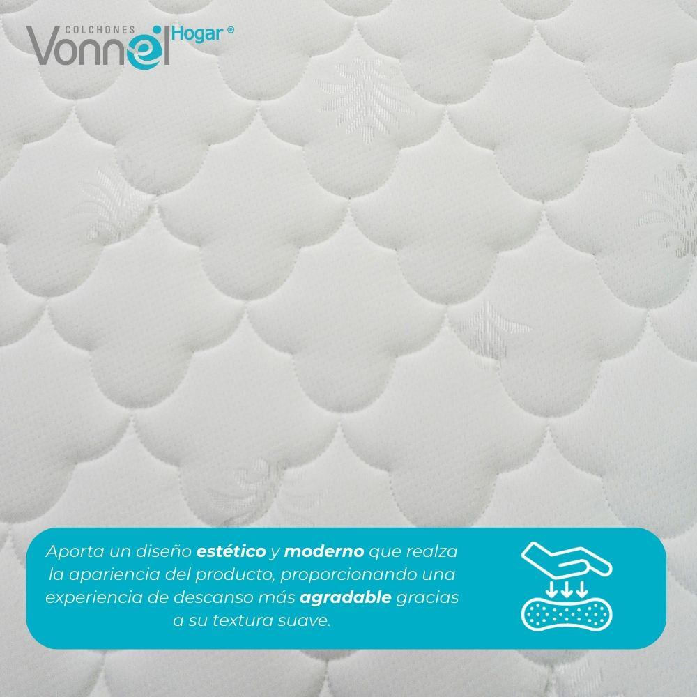 Colchón Marca Vonnel Sencillo (100 X 190 Cm ) Resortado Termocasata Plus img #4