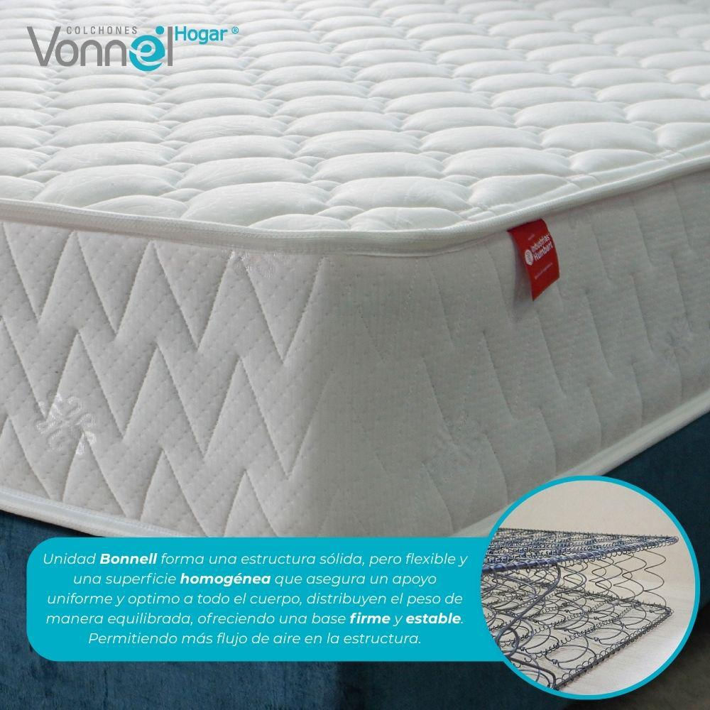 Colchón Marca Vonnel Semidoble (120 X 190 Cm ) Resortado Moon img #3