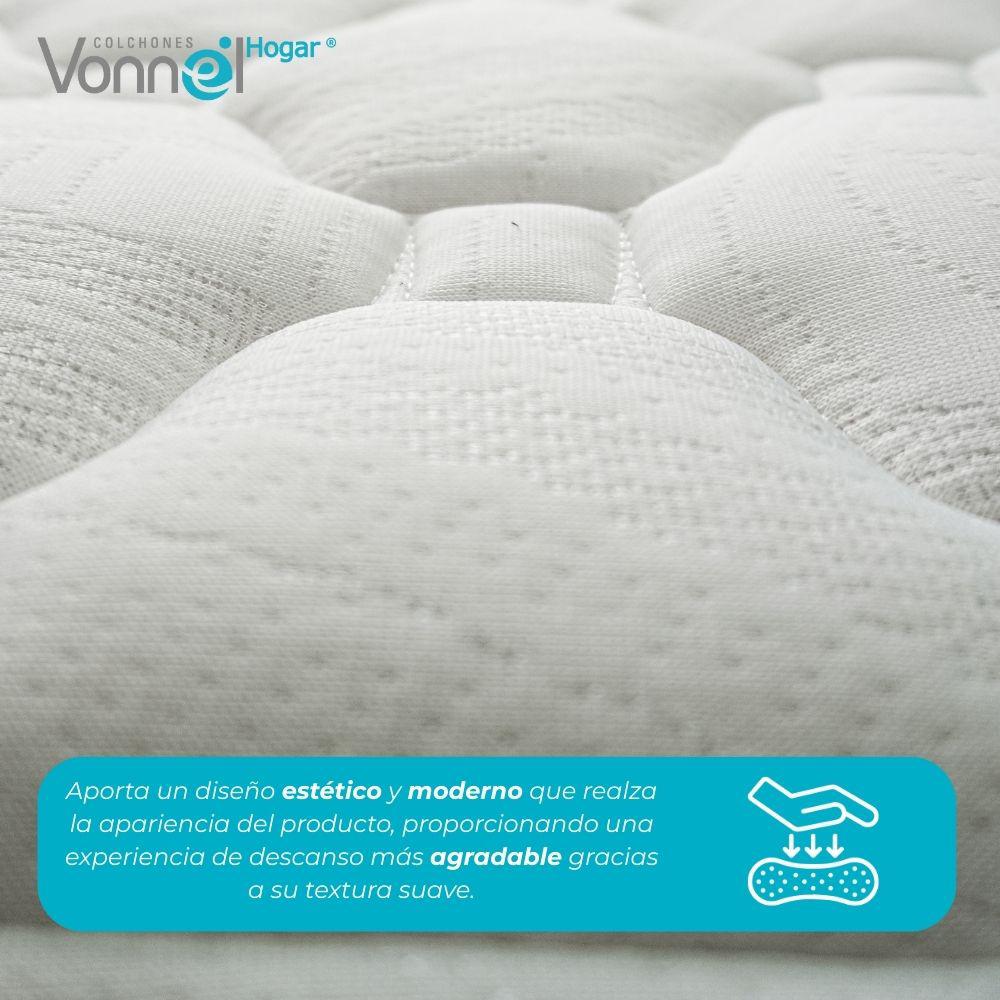 Colchón Marca Vonnel Semidoble (120 X 190 Cm ) Resortado Moon img #4
