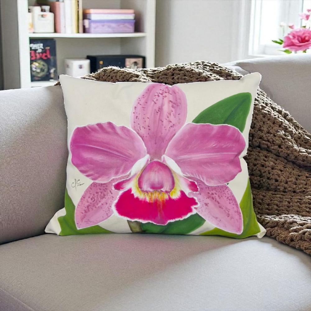 Cojin Decorativo Pintado A Mano 45X45 Cm Relleno Algodón Siliconado img #5