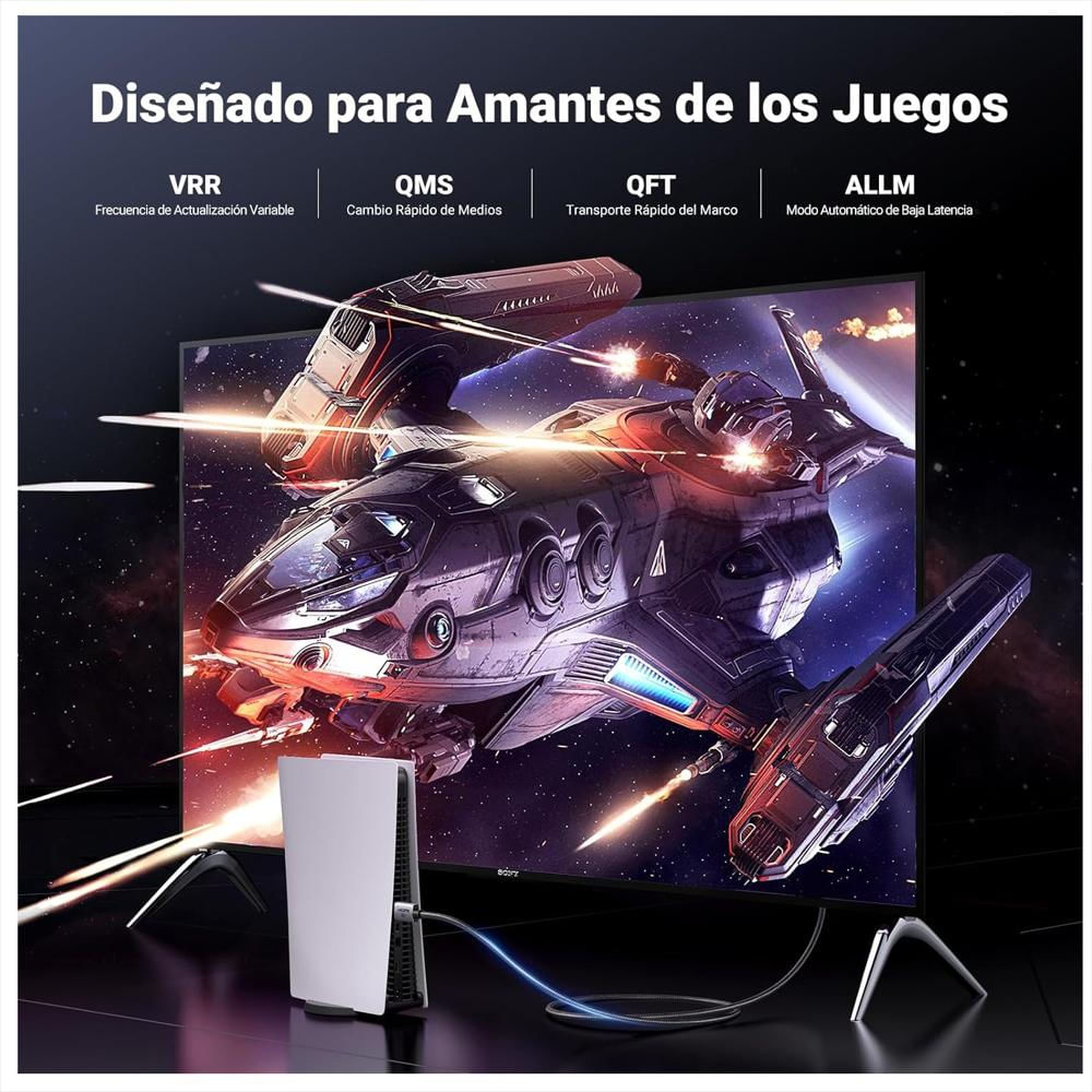Cable Hdmi 2.1 8K@60Hz Alta Velocidad 48 Gbps Earc Hdr 8M img #5