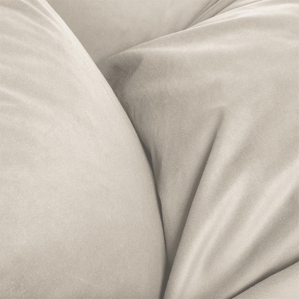 Sillón Puff Kubox En Microfibra Beige img #4