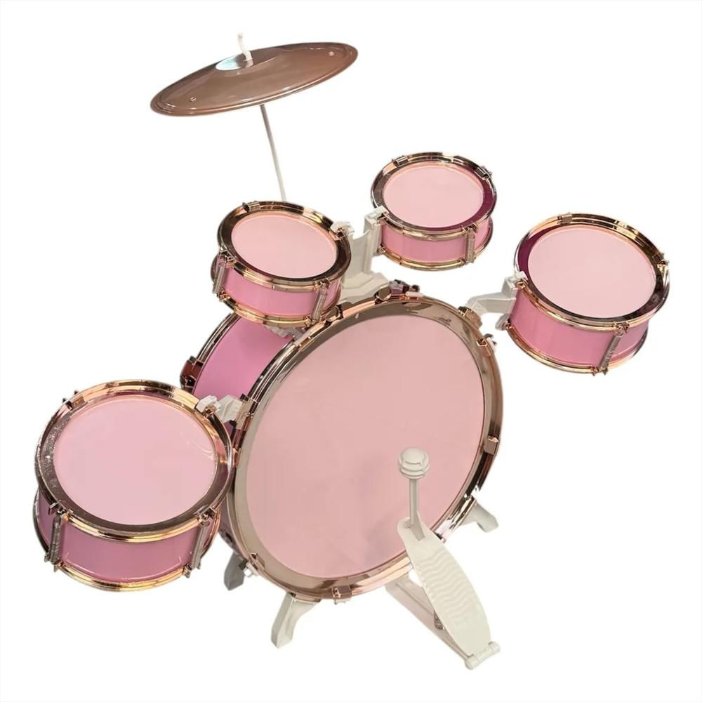 Set De Batería Infantil 5 Piezas Rosa img #3