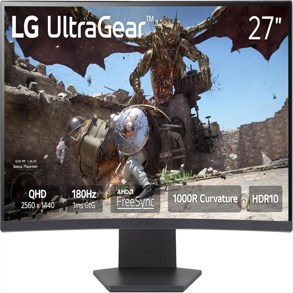 Monitor Lg Ultragear Curvo 27Pulg Freesync img #1