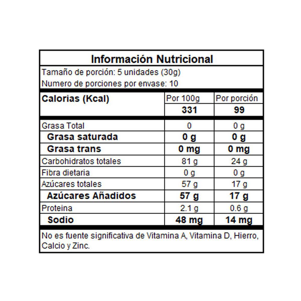 Masmelos Sin Gluten Sabor Frutas ROCKY MOUNTAIN 300  gr img #3