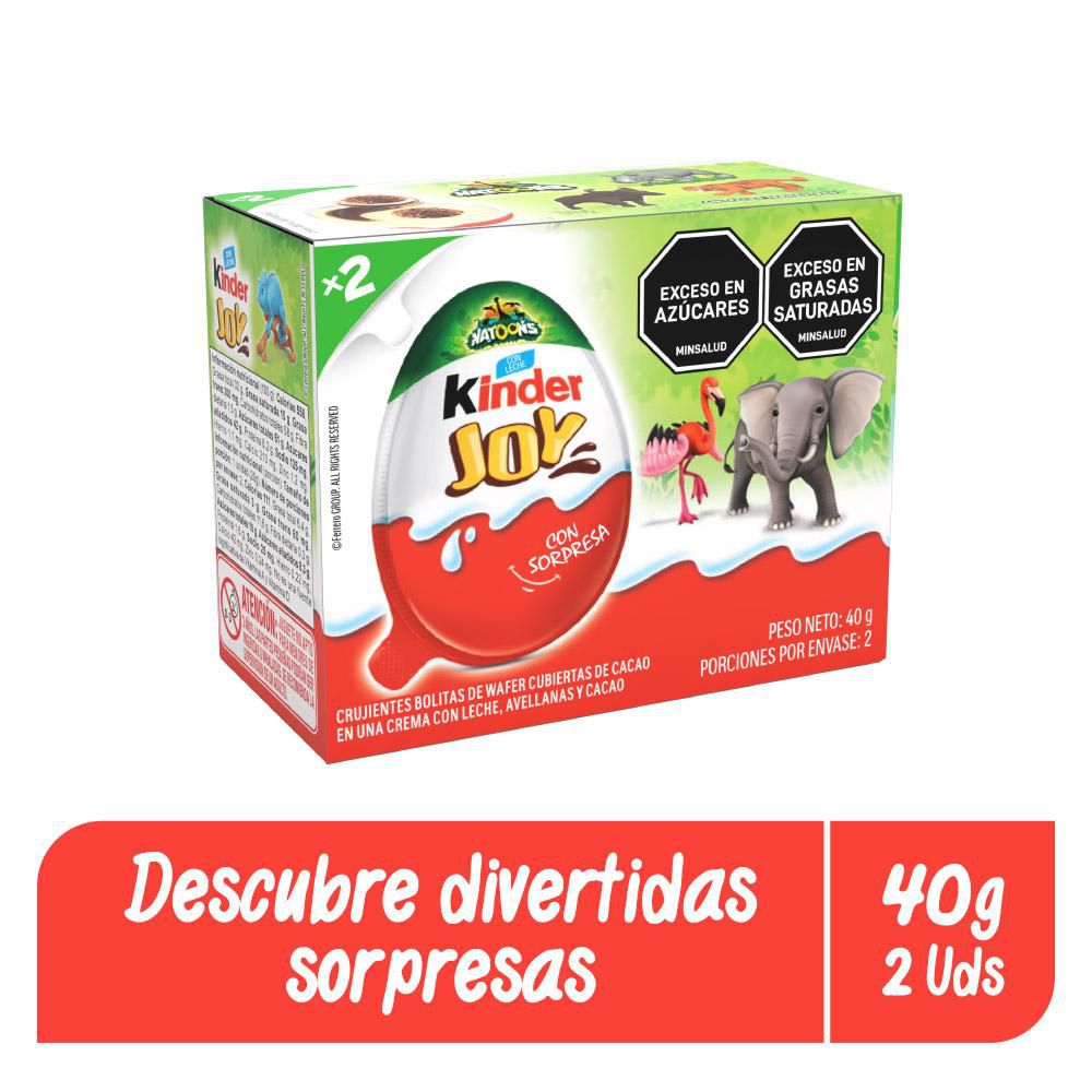 Huevos de chocolate KINDER joy divertidas sorpresas (40  gr) img #1