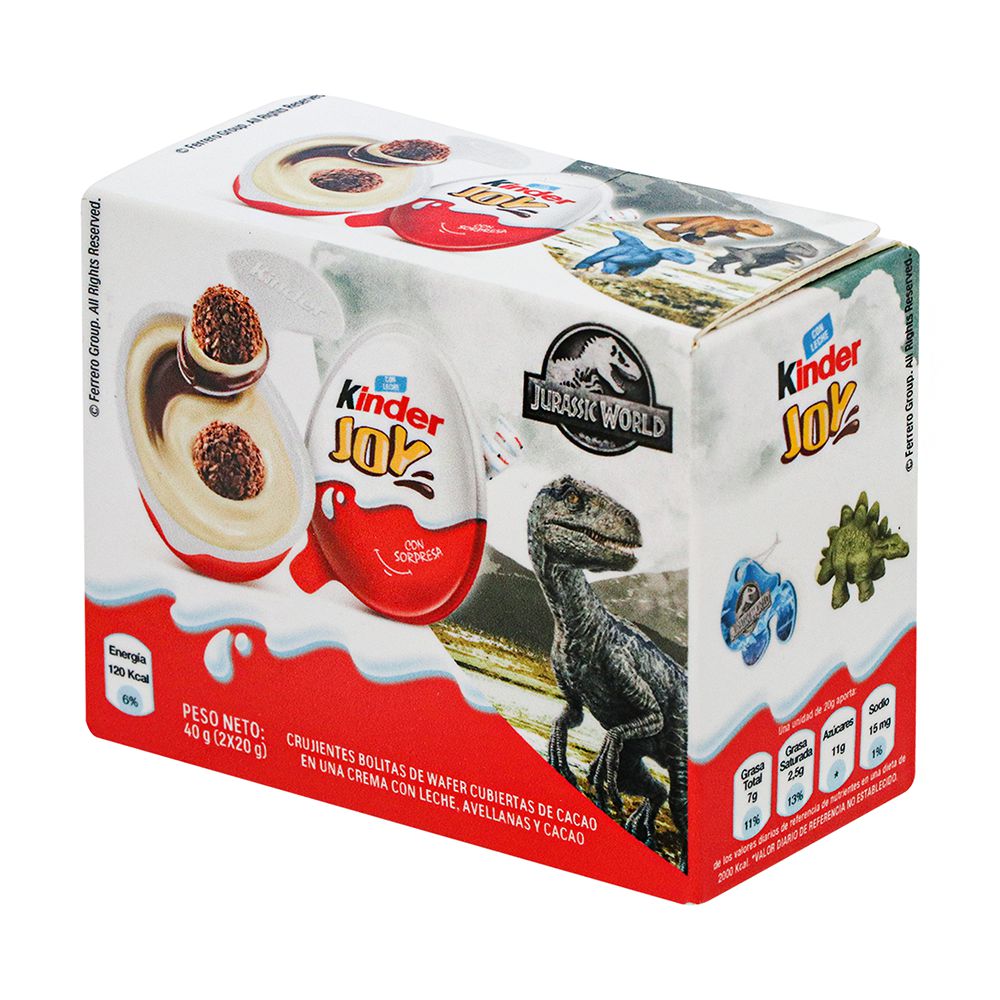Huevos de chocolate KINDER joy divertidas sorpresas (40  gr) img #2