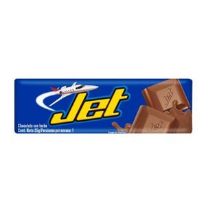 Chocolatina JET chocolate con leche (25 gr)