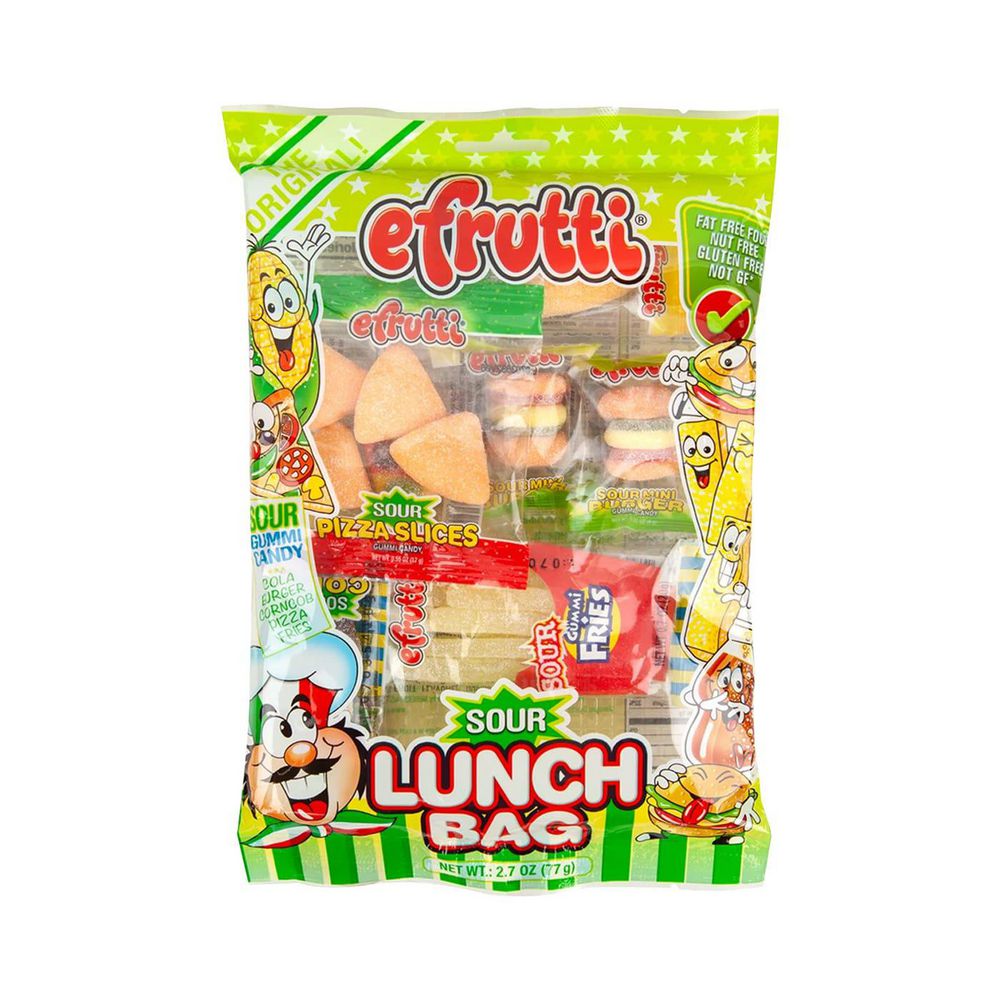 Gomitas  EFRUTTI sour lunch bag (77  gr)