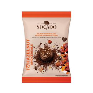 Chocolates SOCADO MARCA EXCLUSIVA relleno de avellana y cereales (105 gr)