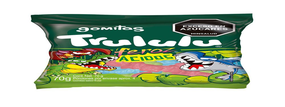 Gomitas  TRULULU ácidas sabor frutal (70  gr) img #2