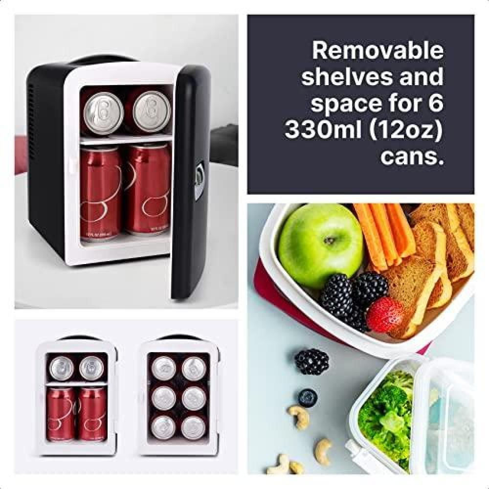 Mini Nevera Living Enrichment 4 Litros Color Negro Ac 120V Dc img #3