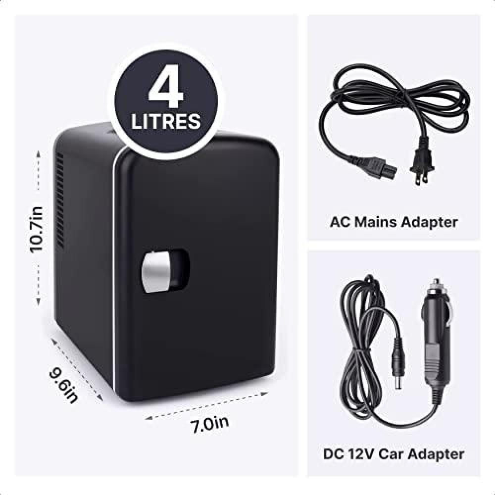 Mini Nevera Living Enrichment 4 Litros Color Negro Ac 120V Dc img #5