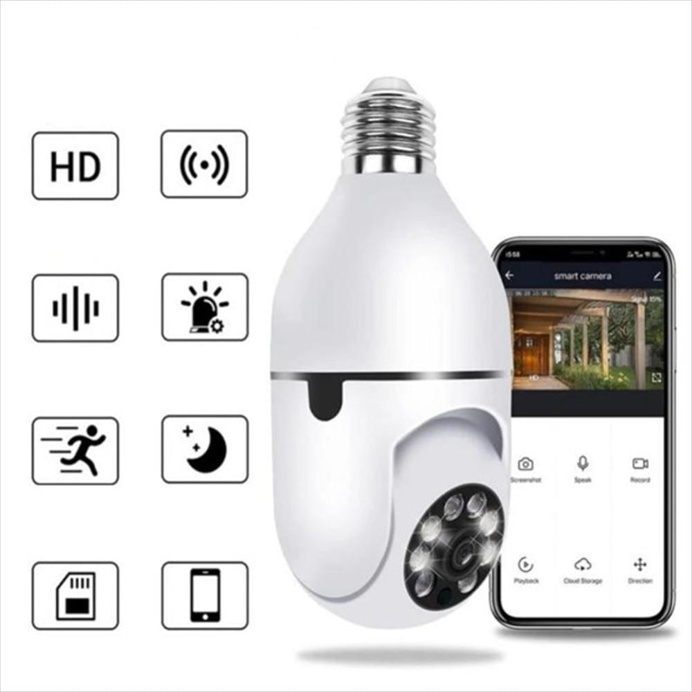Camara Ip Tipo Bombillo Robotica 360 Camara Ip Tipo Bombillo Robotica 360