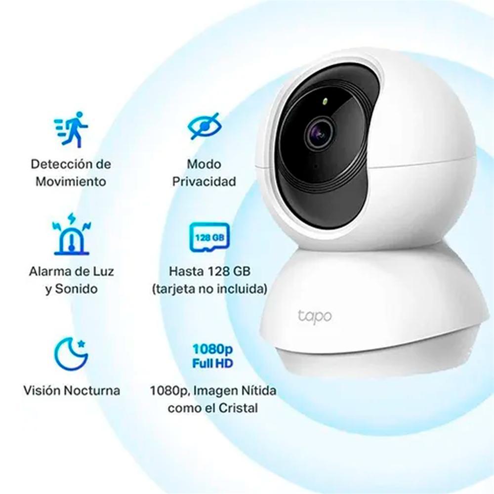 Tp Link Tapo C200 Cámara De Seguridad Wifi Fhd X3 Unidades img #4