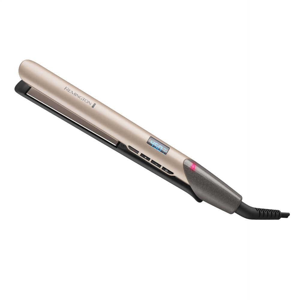 Plancha Para El Cabello Remington 1'' Color Champagne Con Gris