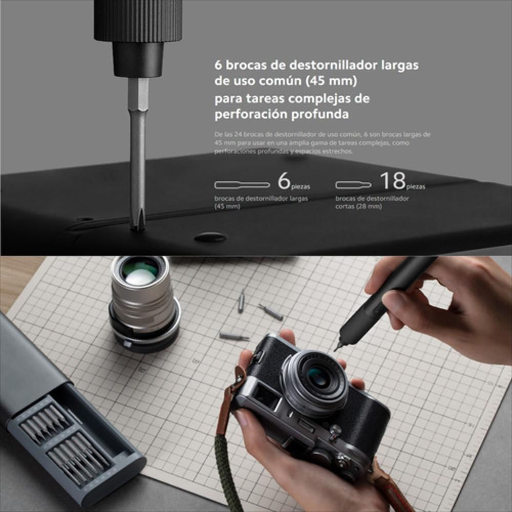 Xiaomi Kit Destornillador Eléctrico De Precisión + 24 Puntas img #4