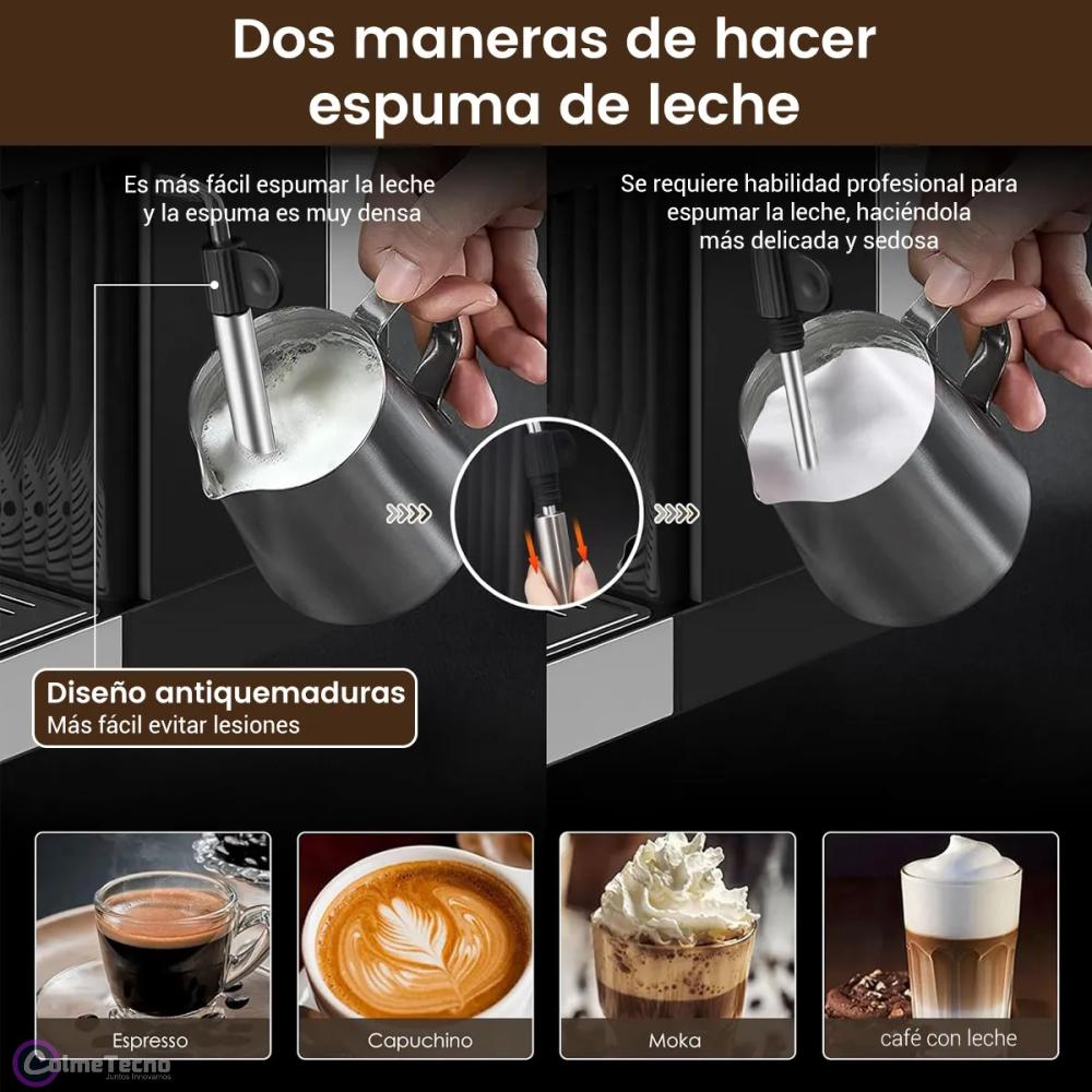 Cafetera Espresso Máquina Café Capuchino 1.8L 20 Bares 850W img #5