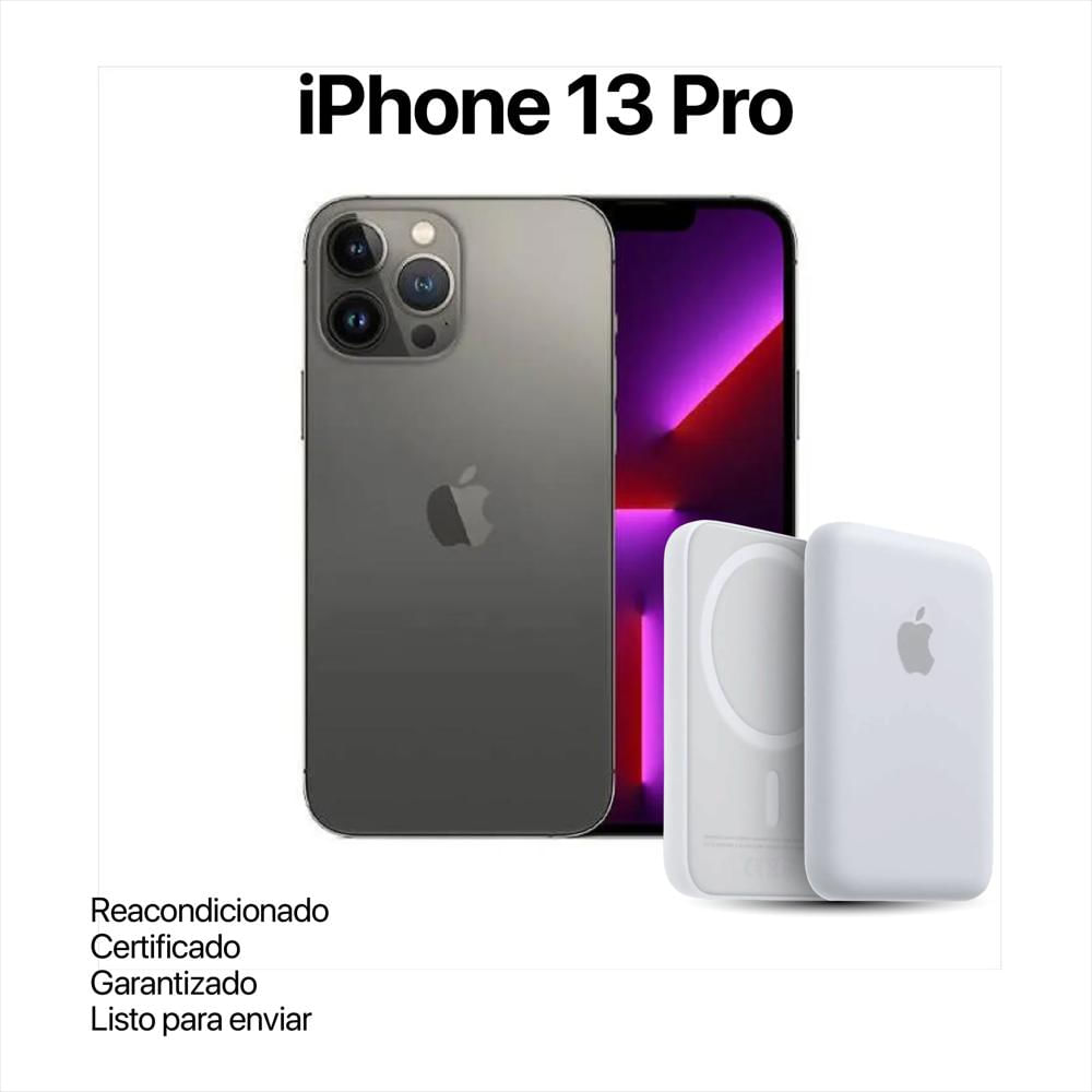 Iphone 13 Pro 256Gb Grafito Reacondicionado + Power Bank