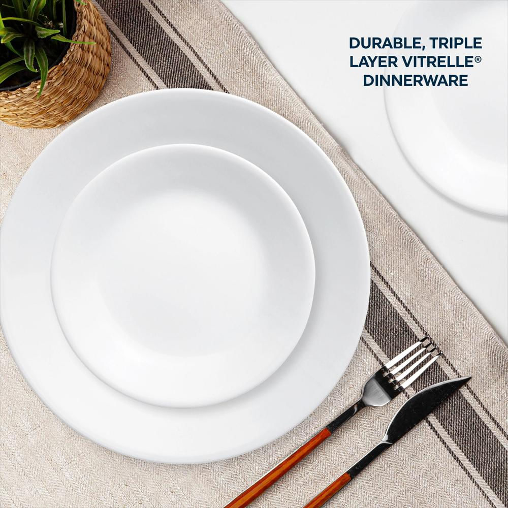 Vajilla Corelle Winter Frost White De 16 Piezas Sin Tazas img #5