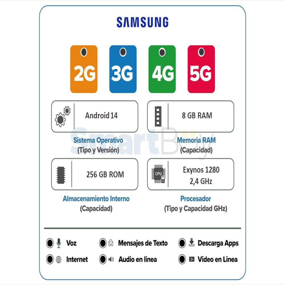 Celular Samsung Galaxy A35 5G Ram 8Gb Rom 256Gb Awesome Iceblue img #5