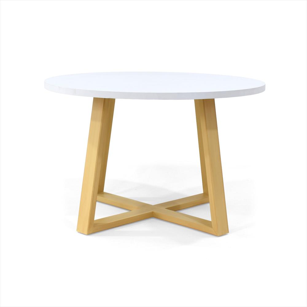 Mesa De Comedor 4 Puestos Maine Blanco