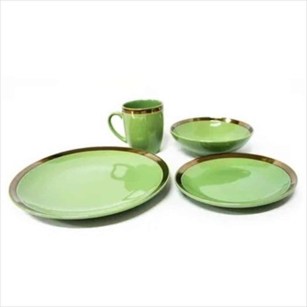 Vajilla Renahouse 16 Piezas Rh 016 Verde img #2