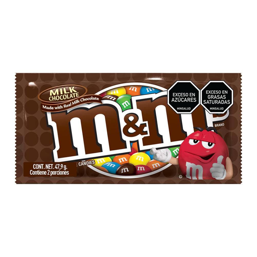 Chocolates M&M con leche  (47.9  gr)
