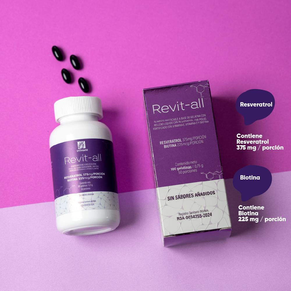 Revit All Resveratrol + Biotina img #4