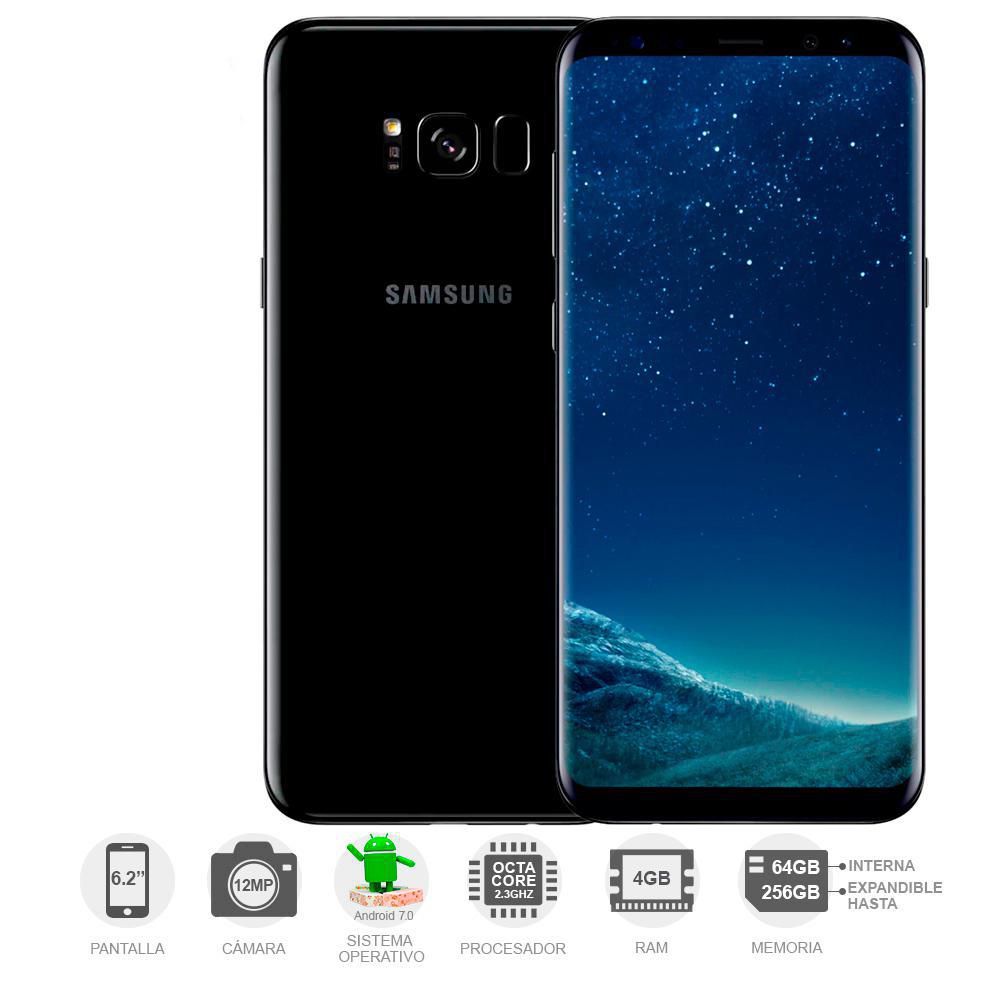 Celular SAMSUNG Galaxy S8 Plus 64 GB 4 GB RAM Negro img #1