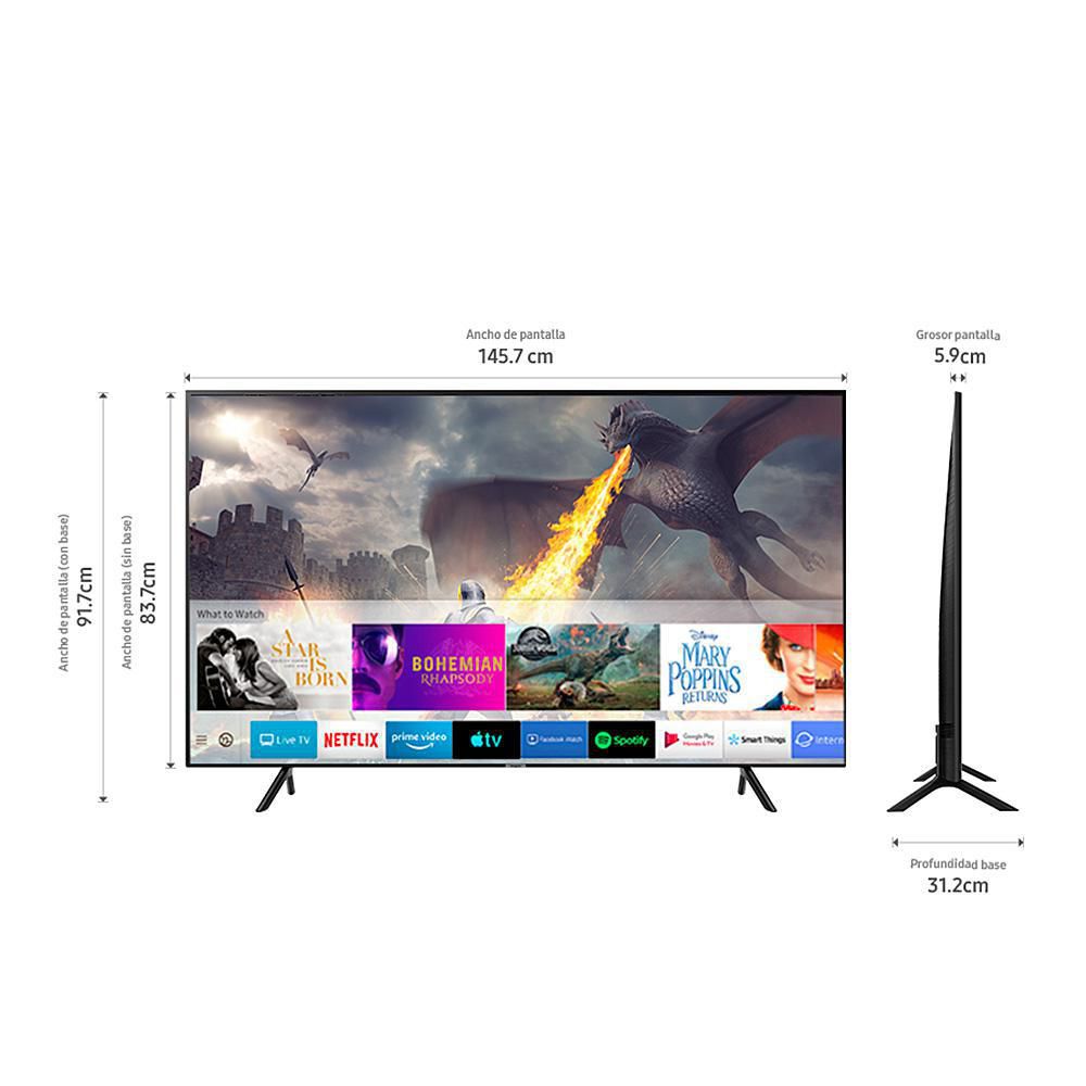 Televisor SAMSUNG 65 pulgadas LED Uhd4K Smart TV UN65RU7100 img #5