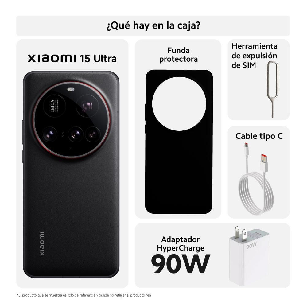 Celular XIAOMI 15 Ultra 5G 512 GB 16 GB RAM Negro  + Watch S4 img #3