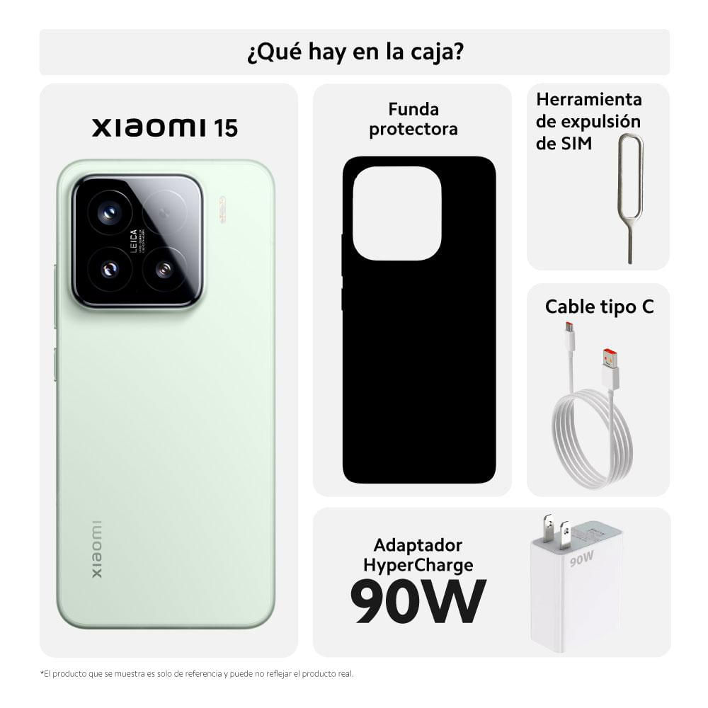 Celular XIAOMI 15 5G 512 GB 12 GB RAM Verde  + Redmi Pad Pro 128 img #3