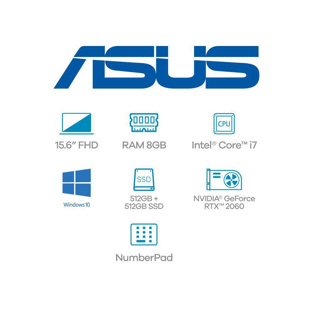 Computador ASUS  Intel Core i7  RAM 8 GB 1 TB SSD G512LVHN2 img #6
