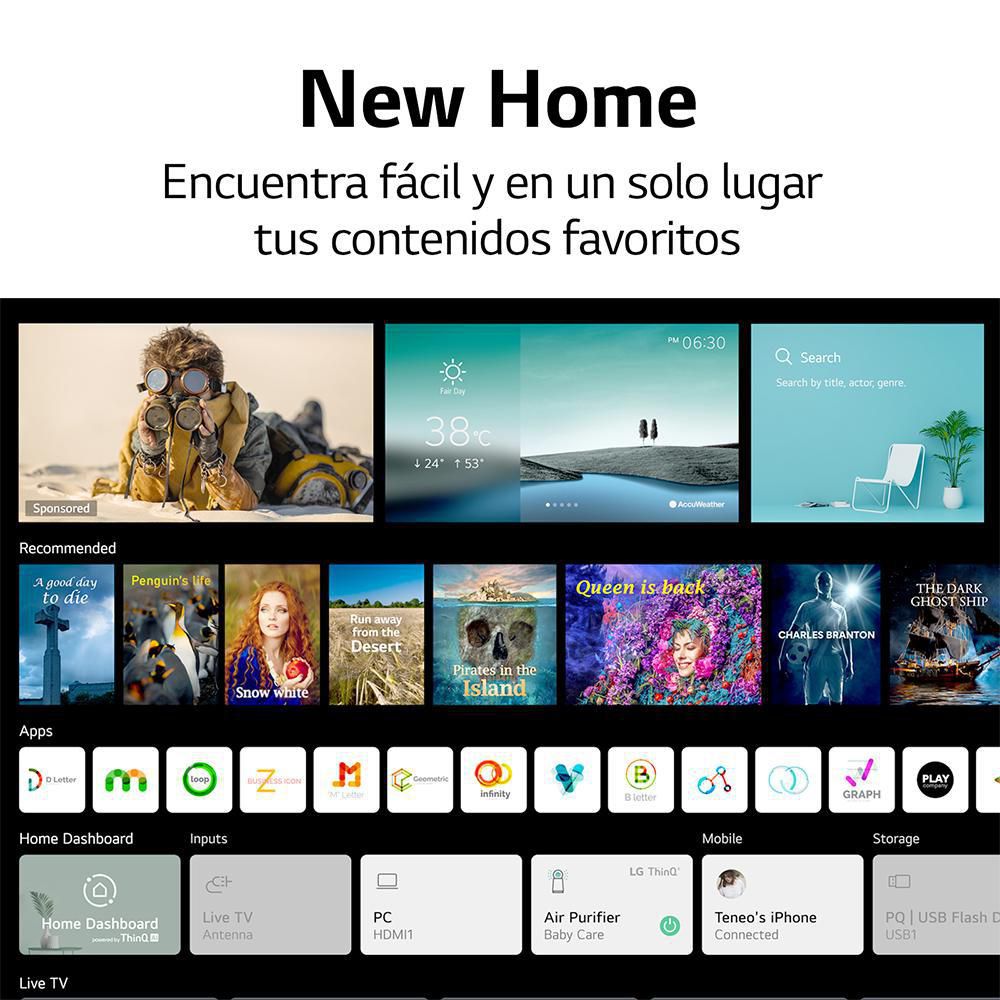 Televisor LG 50 pulgadas LED Uhd4K Smart TV 50UP7500PSF img #4