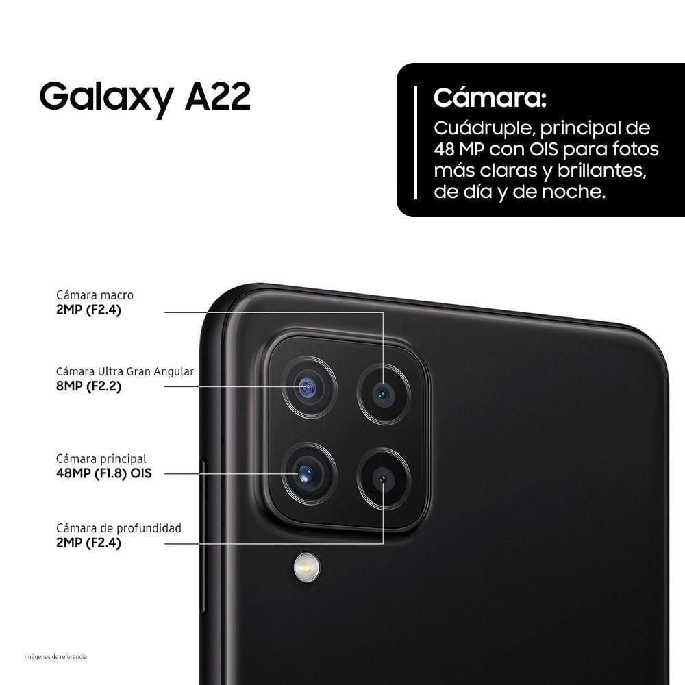 Celular SAMSUNG Galaxy A22 128 GB 4 GB RAM Black img #3