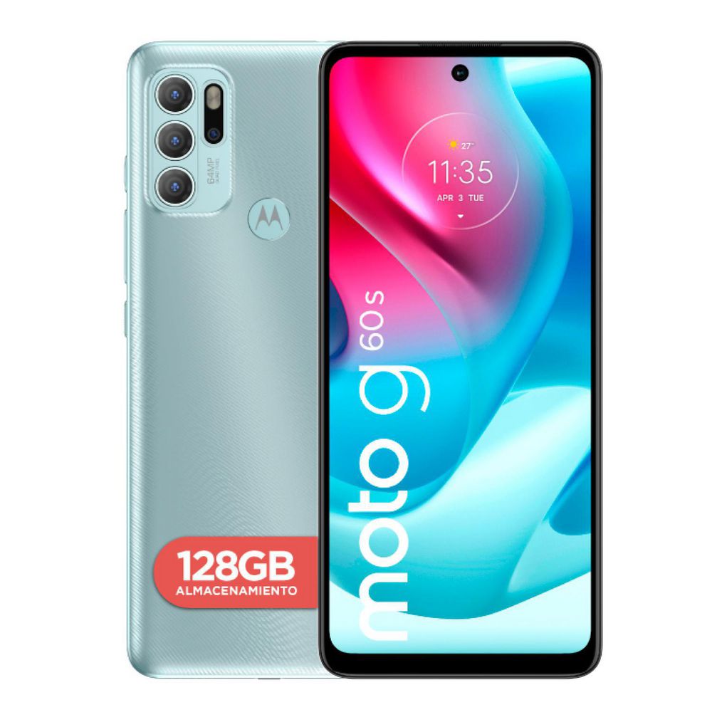 Celular MOTOROLA Moto G60S 128 GB 6 GB RAM Aqua img #1