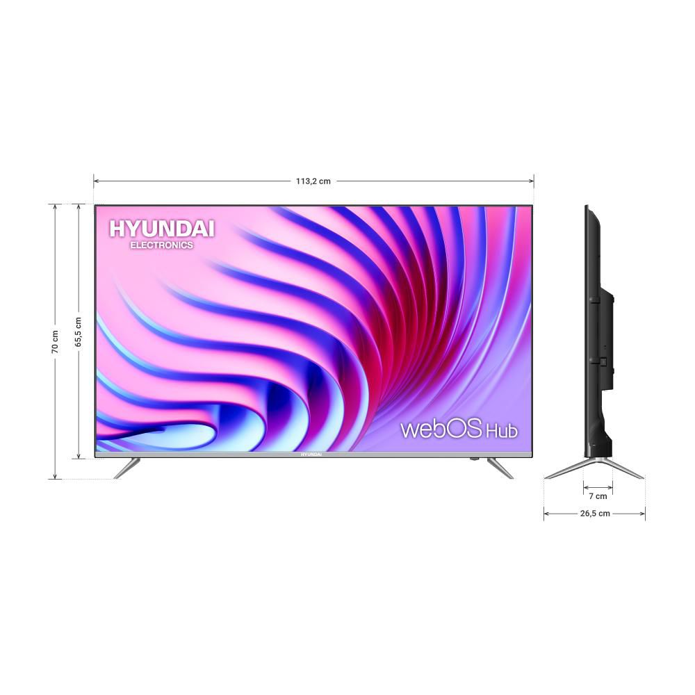 Televisor HYUNDAI 50 pulgadas LED Uhd4K Smart TV HYLED5017W4KM img #4