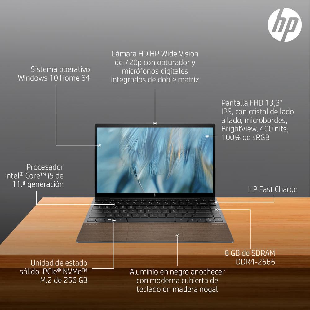 Portatil HP ENVY Intel Core i5 1135G7  RAM 8 GB 256 GB SSD 13ba1011la img #6