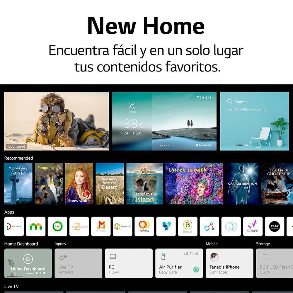 Televisor LG 60 pulgadas LED Uhd4K Smart TV 60UP7750PSB img #6