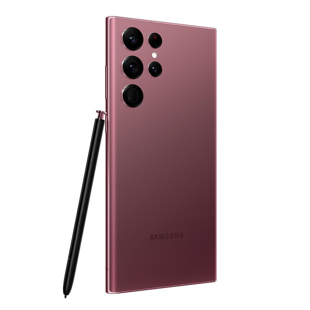Celular SAMSUNG Galaxy S22 Ultra 256 GB 12 GB RAM Vinotinto +Buds 2+Smart Tag Plus img #4