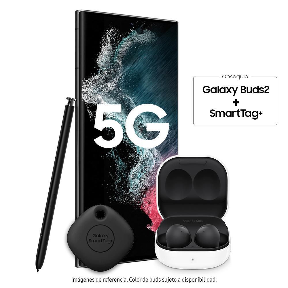 Celular SAMSUNG Galaxy S22 Ultra 256 GB 12 GB RAM Negro + Buds 2 + Smart Tag Plus img #2