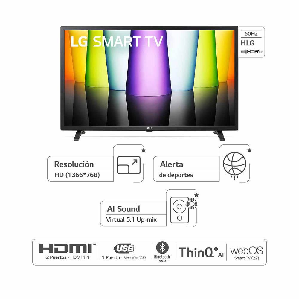 Televisor LG 32 pulgadas LED Hd Smart TV 32LQ630BPSA img #2